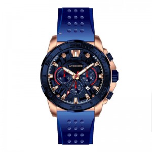 Crocodile CM-010D34C Rosegold Blue